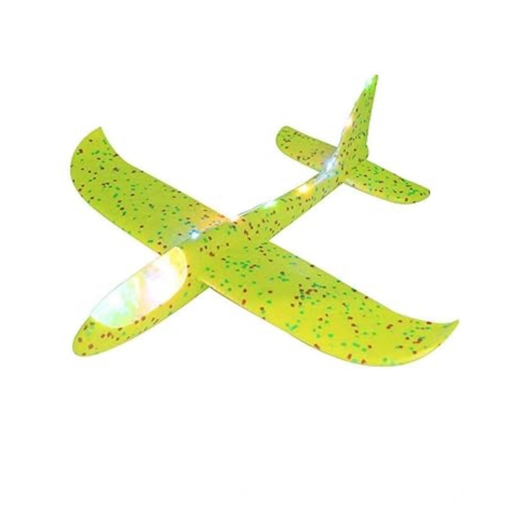 Generic Plastic 3D Throw Foam Plane Aeroplane Gliders, Flying Aircraft Pack Of 1 (Multicolor )