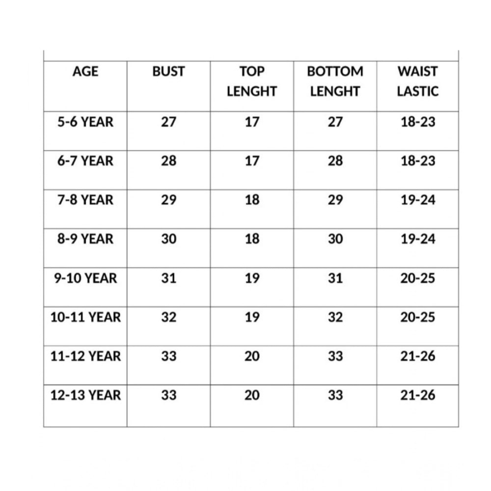 Generic Girl's Silk Bleand Printed Short Sleeve Night Suit Set (Brown)