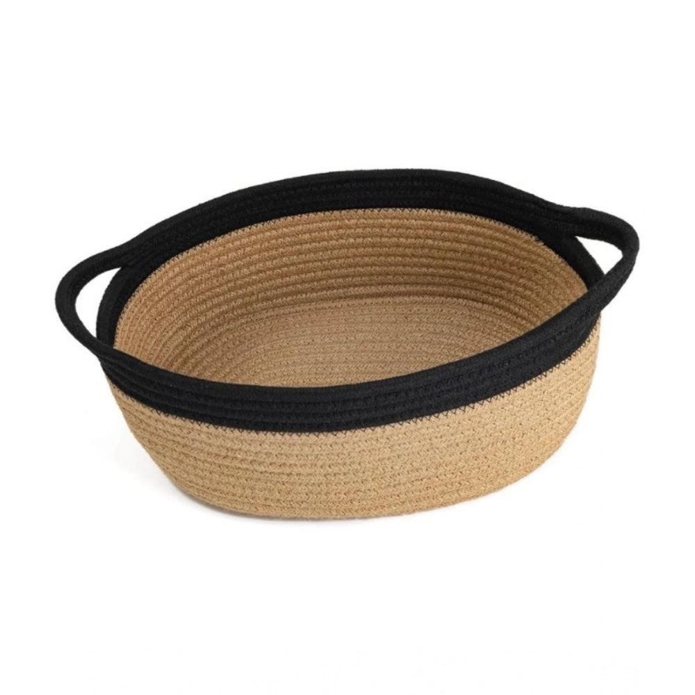 Generic Cotton Baby Gift Basket Pack of 1 Storage Basket For Clothes (Beige)