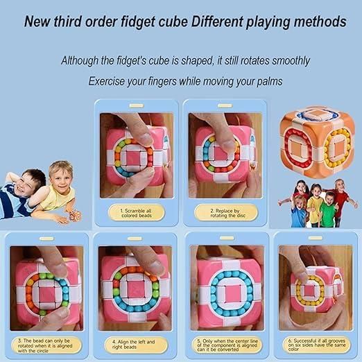 Finger Rotate Rubik Cube Puzzel